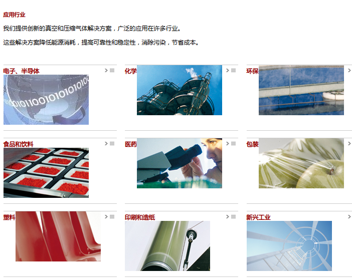 德国里其乐真空泵应用行业